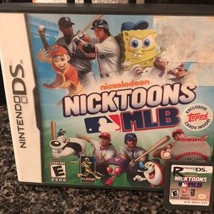 Nintendo DS Nickelodeon nicktoons mlb game